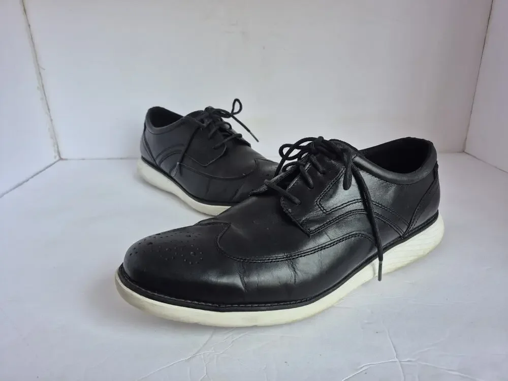 Rockport, Wingtip, Black, Size 11.5, Men shoes